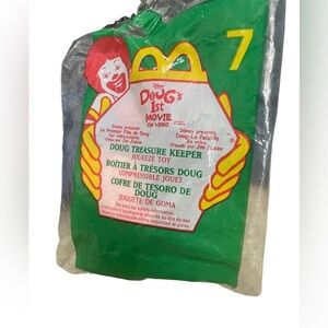 Mcdonald's 1999 Doug's First Movie Doug Nickelodeon Cartoon Your Toy, vintage